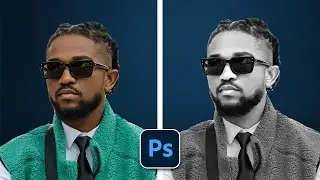 Create High Contrast Black and White Photo in Photoshop | Black and White photo Tutorial
