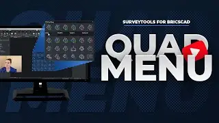 SurveyTools for BricsCAD - Quad Menu