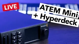 LIVE Q&A! Controlling the Hyperdeck Studio Mini from an ATEM Mini PRO