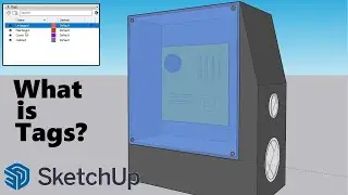 SketchUp 2021 Class-4 | What is Tags or Layers?