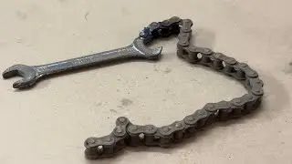 Not many people know tha next level hack, old bike chain tooltips,homemade multiple wrenches 