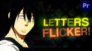 Text Letters Flicker in Premiere Pro! (Tutorial)
