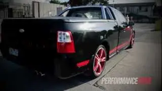 2012 FPV Pursuit Ute engine sound and 0-100km/h acceleration