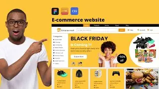 How to create Ecommerce Website with HTML And CSS | Part 1