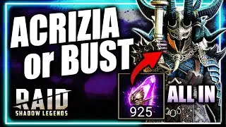 UP TO 925 VOIDS for ACRIZIA! Non-Stop Void Shards Until We Hit Her ⁂ Raid: Shadow Legends