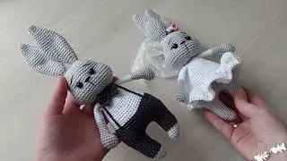 Свадебные зайки. Готов МК . 
