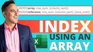 Master the Power of INDEX in Excel Using an Array