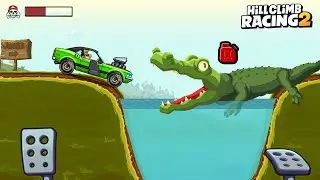 Hill Climb Racing 2 - MUSCLE CAR in Backwater Bog 21091m GamePlay