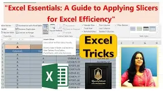 "Mastering Excel Slicers: A Step-by-Step Tutorial for Powerful Data Visualization!"#rpandeytutorials