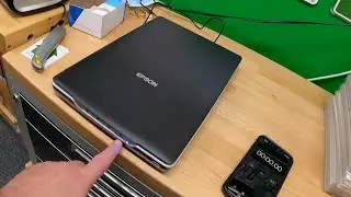 Epson Perfection V19 Scanner Comic Book Scan Speed Test and Review