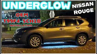 Nissan Rouge OEM T99F4-5CH1B Under Glow LED Lights Installation and Wiring Connection