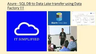 Azure - SQL DB to Data Lake transfer using Data Factory !!!