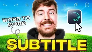 How To Add Word To Word Subtitles In Alight Motion