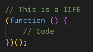 What is a IIFE? JavaScript Tutorial #Shorts - (Now Actually Vertical)