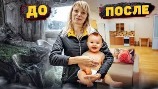 НЕВЕРОЯТНАЯ ИСТОРИЯ ДО СЛЁЗ! НОВАЯ ЖИЗНЬ БЕЗДОМНОЙ МАМЫ С МЛАДЕНЦЕМ. ПЕРЕЕЗД В НОВЫЙ ДОМ