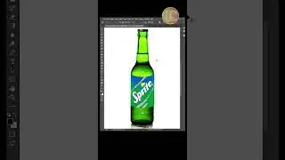 Create Sprite bottle mockup For Round Objects in photoshop 