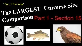 LARGEST Universe Size Comparison Part 1 Section 15: 15cm - 92cm