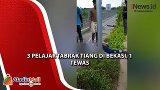 Begini Kronologi saat 3 Pelajar di Bekasi Tabrak Tiang Penerangan Jalan, 1 Tewas
