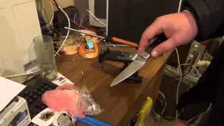 Точилка Apex Edge Pro 2 (клон). Часть 2. Пробная заточка ножа.