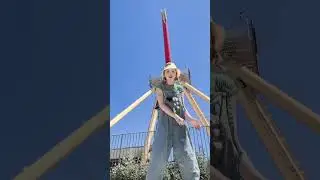 Dancing in Front of a Terrifying Amusement Park Ride 😳 | How's My Outfit?
