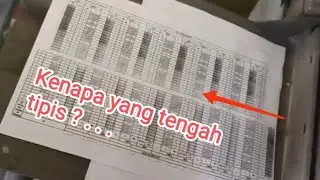 Solusi hasil foto copy tipis di tengah/belang