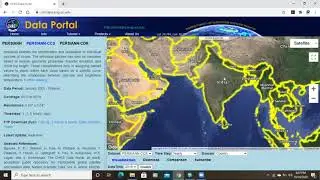 Download rainfall data from CHRS Data Portal