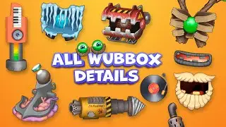 ALL Wubbox Details Construction. MSM ANIMATION. | My Singing Monsters