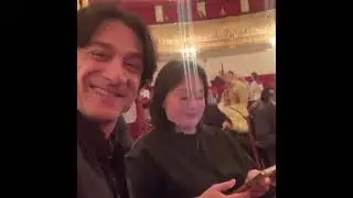 Лариса Гузеева и Эвклид Кюрдзидис сходили в театр.