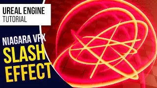 UE5 l How To Create Niagara Slash Effect l 5-Minute VFX Tutorial l Unreal Engine 5