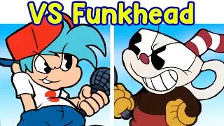 Friday Night Funkin VS FunkHead (Fanmade) (FNF Mod) (Cuphead)