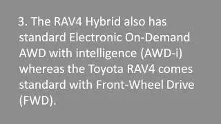 14 DIFFERENCE BETWEEN TOYOTA RAV4 AND RAV4 HYBRID