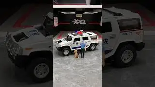 Miniature Police diecast car 
