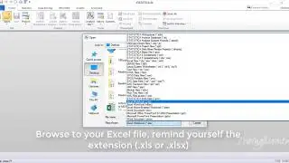 How To Import Excel Dataset Into STATISTICA