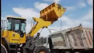 Фронтальные погрузчики SDLG видео презентация продукта. Китайские погрузчики по лучшей цене.