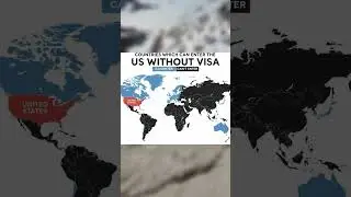 r/MapP*rn | Countries which can enter the US without visa