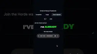Text to Speech inside Next.js using OpenAI API
