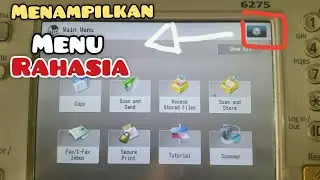 Cara menampilkan fitur main menu setting canon advance 6275