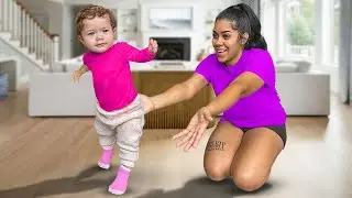 Our Daughter Walks For The First Time!