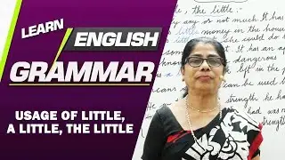 Learn Grammar | Usage of little, a little, the little | English Grammar for Beginners