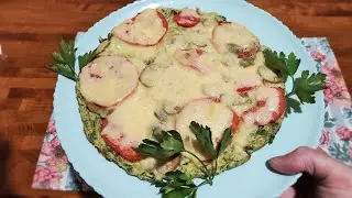 Просто натрите КАБАЧОК! Сезонное блюдо - ПИЦЦА ИЗ КАБАЧКА!