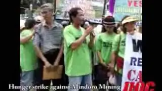 Mindoro hunger strikers - residents