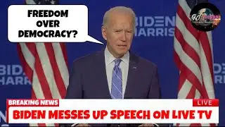 BREAKING NEWS: Joe Biden MESSES UP speech AGAIN on LIVE TV - 