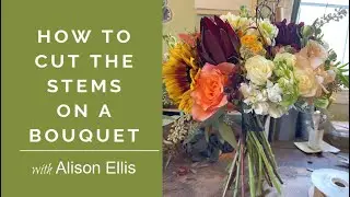 How Long Should The Stems Be On A Wedding Bouquet with Alison Ellis