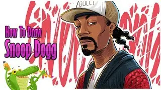 how to draw Snoop Dogg