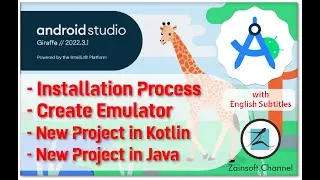 How to Install Android Studio + Create Emulator + New Project in Java & Kotlin