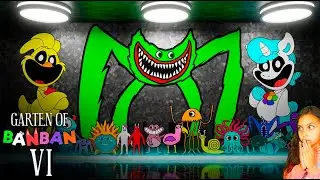 БЕШЕНЫЙ ХАГИ УСТРОИЛ ЦИРК 😨 САДИК БАНБАНА 6 - GARTEN of BANBAN 6 Валеришка