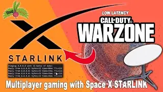Starlink Latency Warzone (Call of Duty) Space X - YES, you can play Multiplayer games in roaming