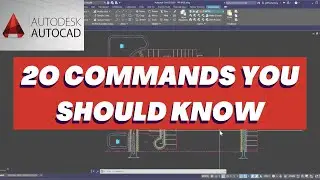 20 AUTOCAD COMMANDS IN 11 MINS!