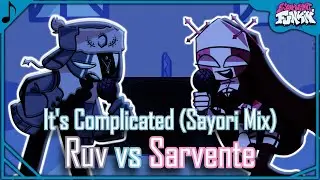 It's Complicated (Sayori Mix) pero es Ruv vs Sarvente | Friday Night Funkin