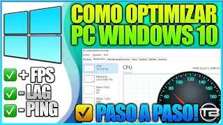 COMO ACELERAR y OPTIMIZAR WINDOWS 10 🚀 Mayor velocidad y rendimiento máximo para programas y juegos.